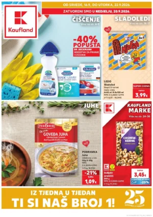 Kaufland katalog 16.9. – 22.9.2026.