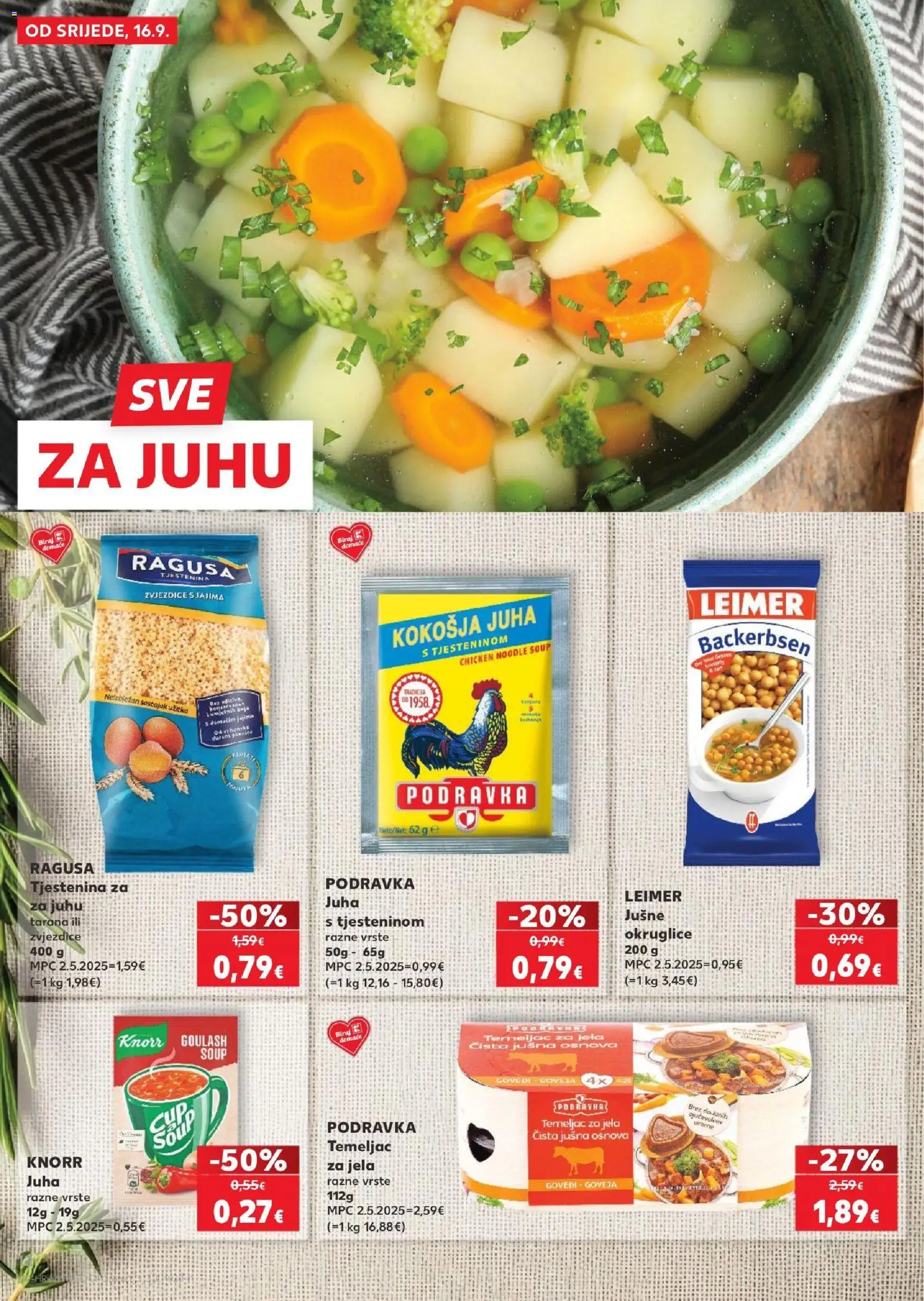 Kaufland katalog akcija strana 12 – vrijedi od 16.9. do 22.9.2026.