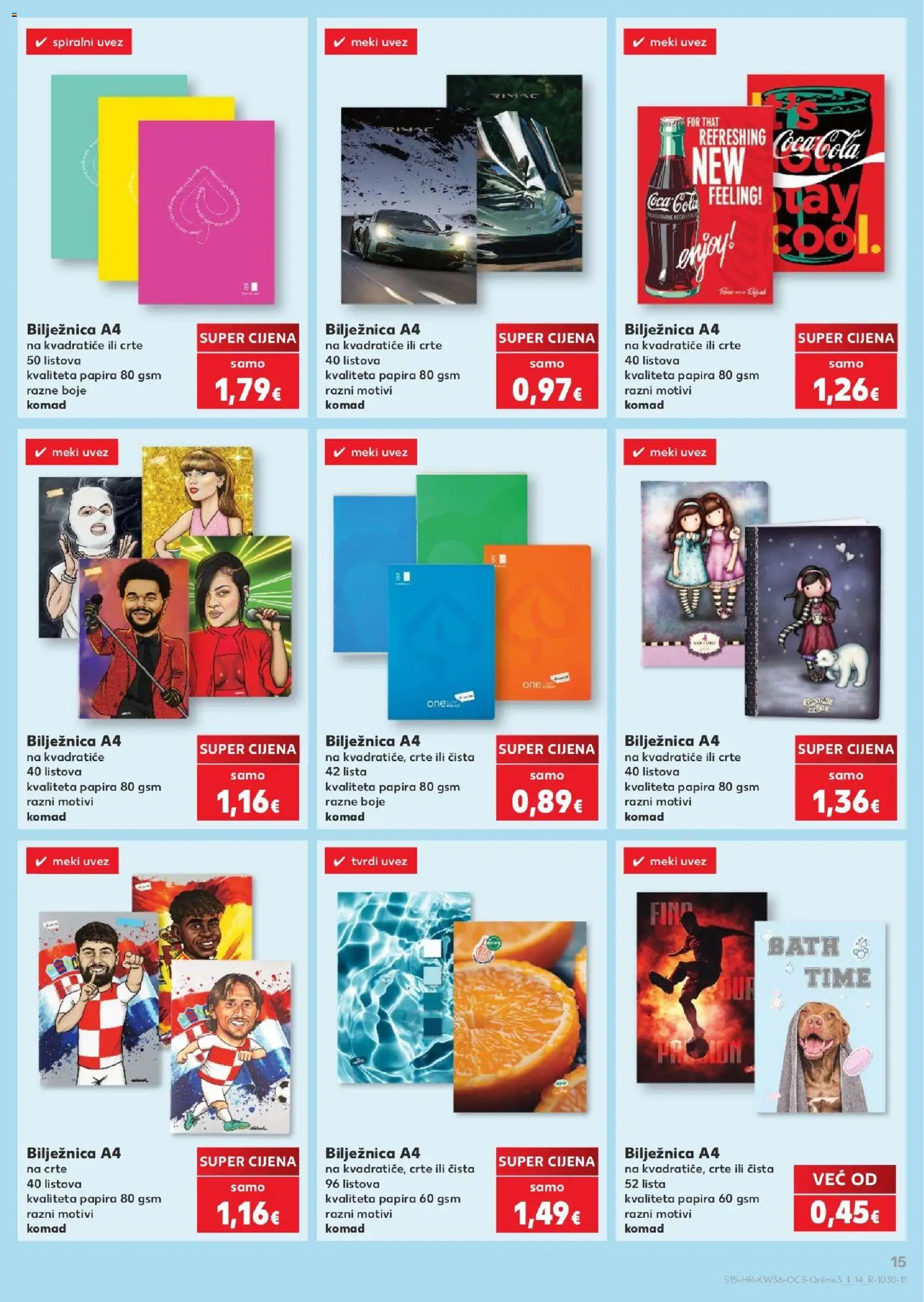 Kaufland katalog akcija strana 15 – vrijedi od 1.9. do 13.9.2026.