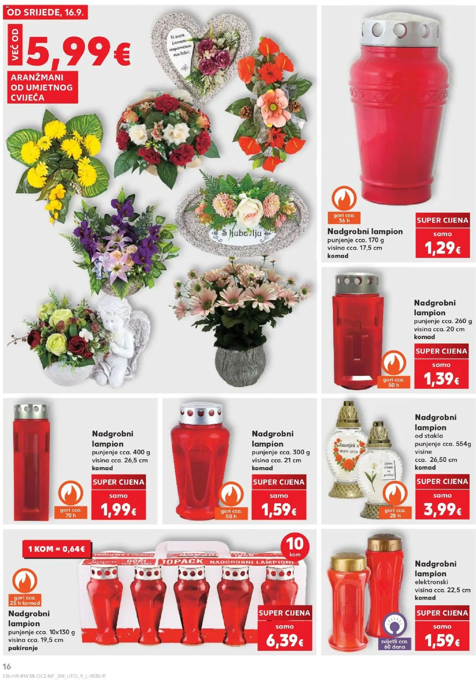 Kaufland katalog akcija strana 16 – vrijedi od 16.9. do 22.9.2026.