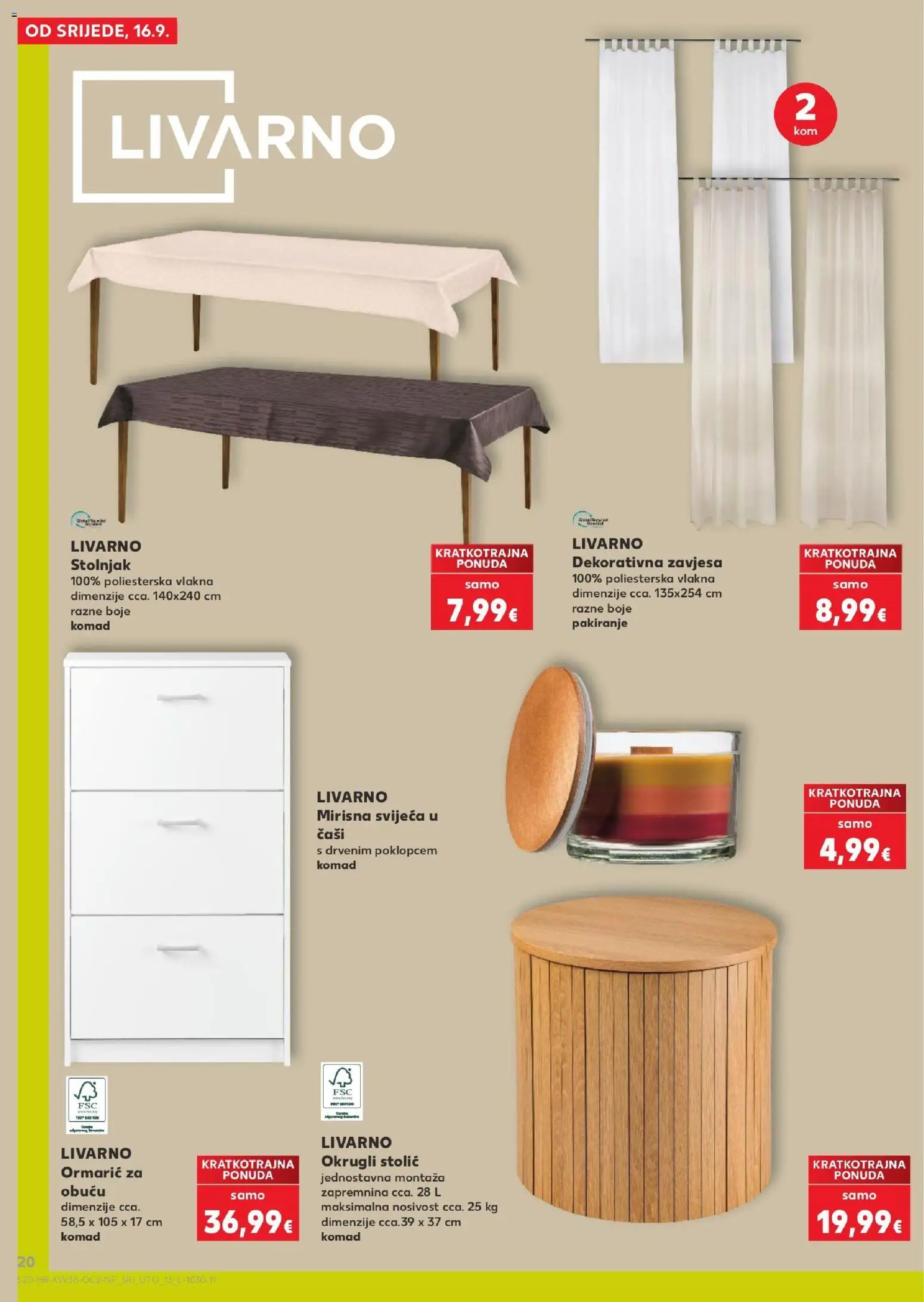 Kaufland katalog akcija strana 20 – vrijedi od 16.9. do 22.9.2026.
