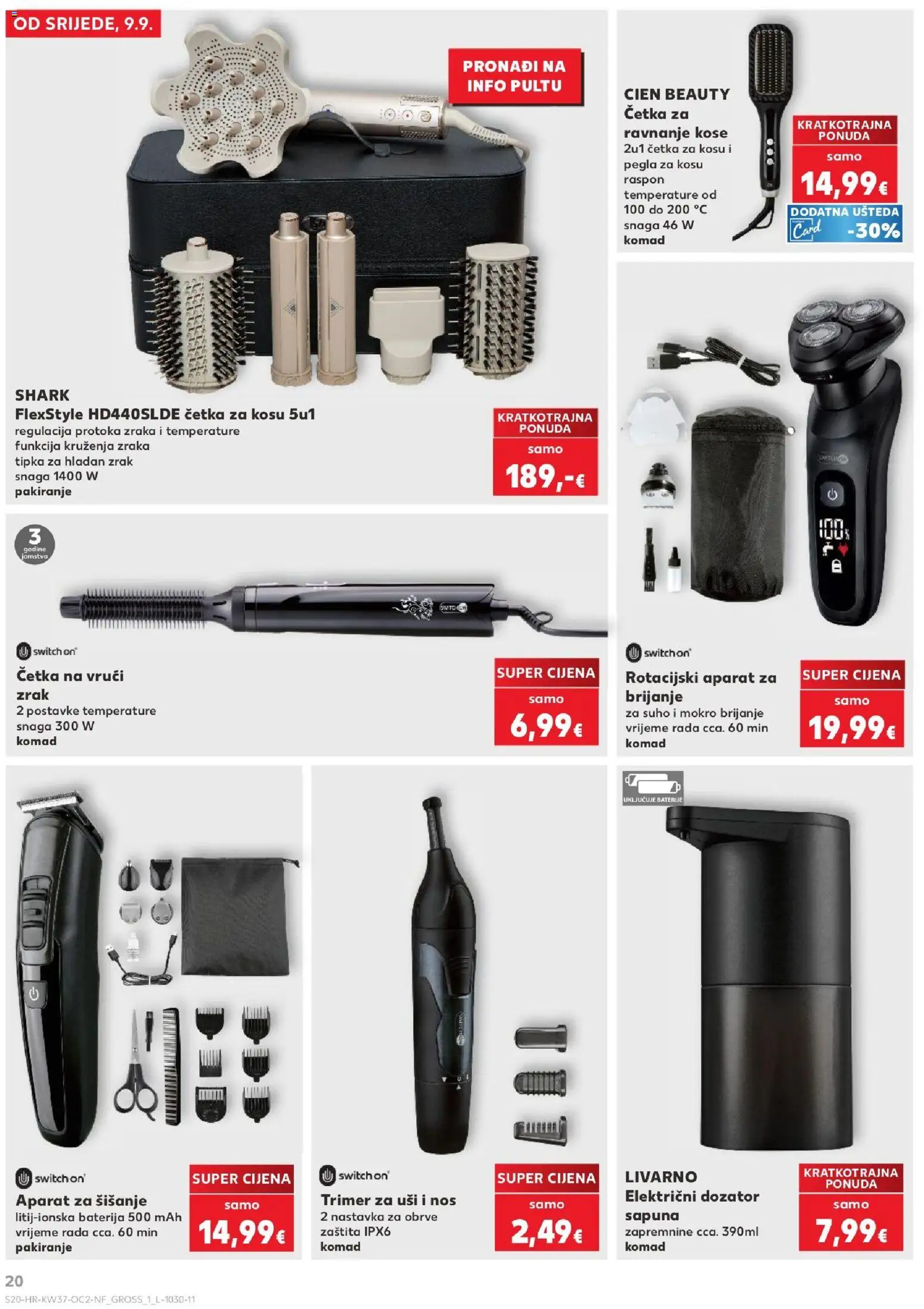 Kaufland katalog akcija strana 20 – vrijedi od 9.9. do 15.9.2026.