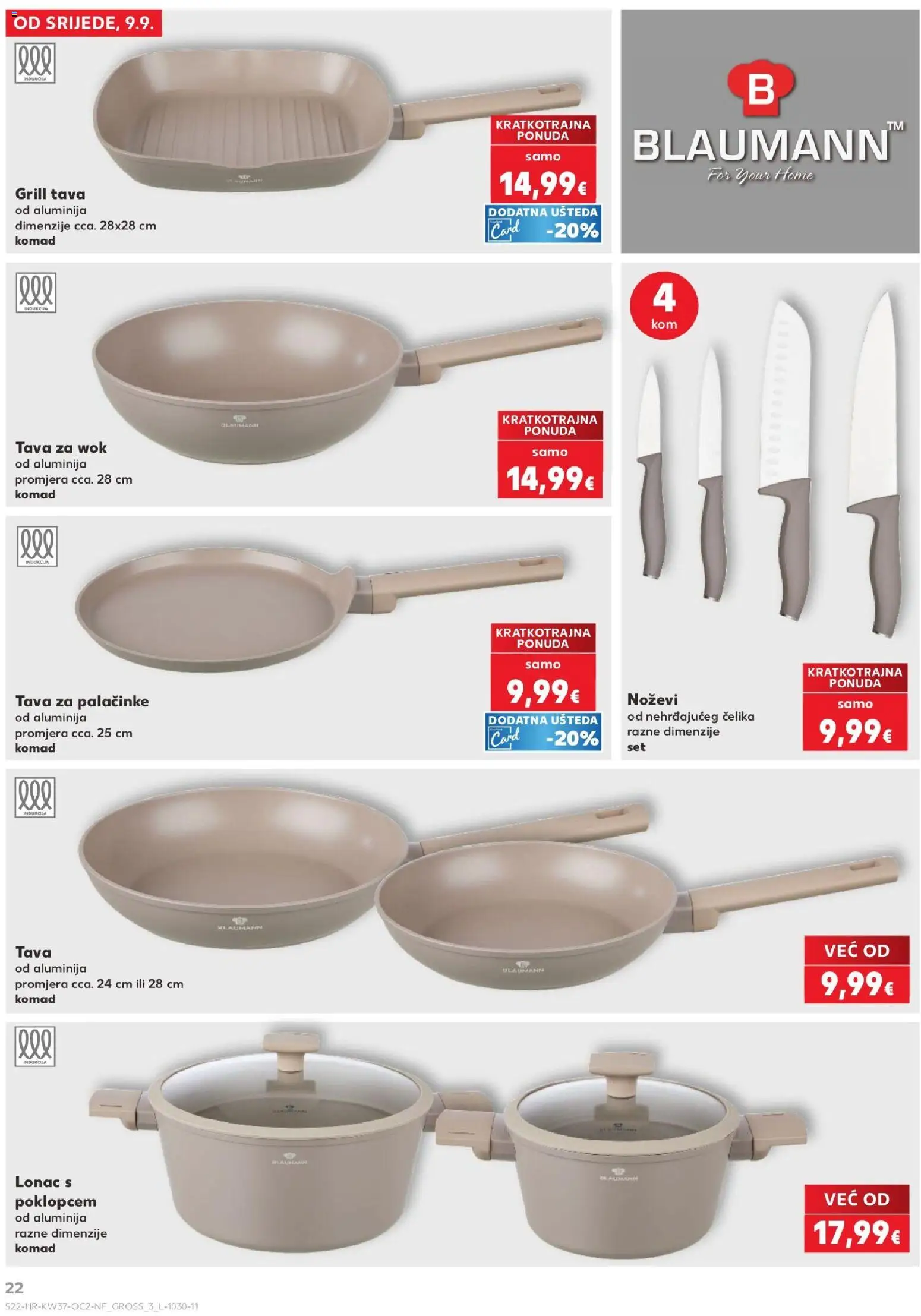 Kaufland katalog akcija strana 22 – vrijedi od 9.9. do 15.9.2026.