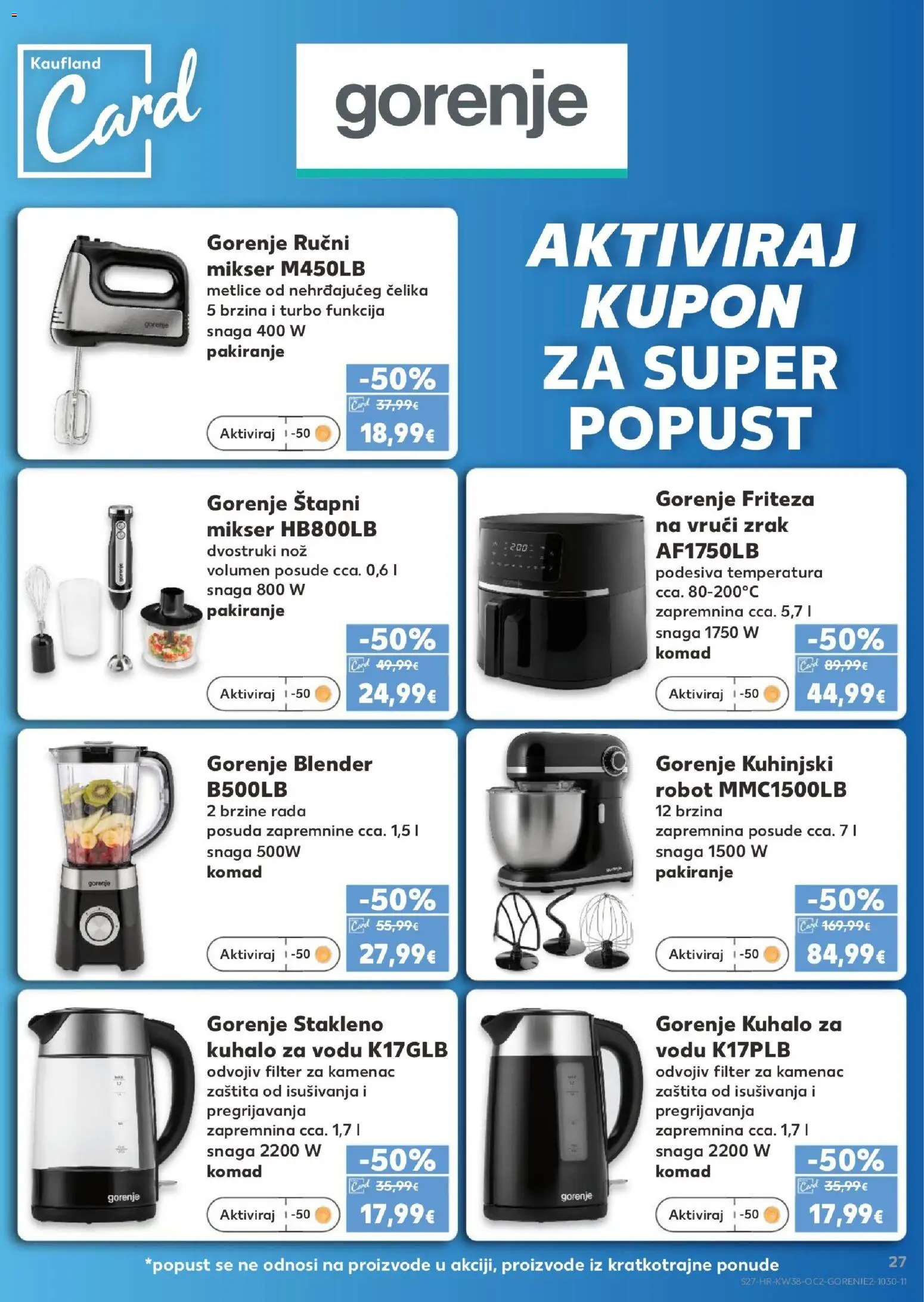 Kaufland katalog akcija strana 27 – vrijedi od 16.9. do 22.9.2026.