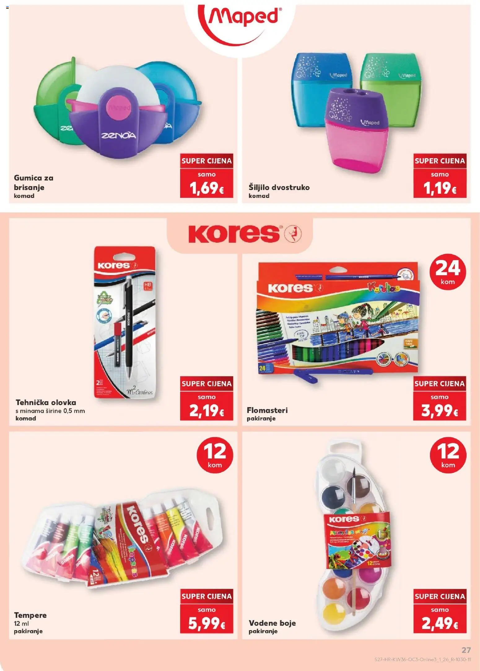 Kaufland katalog akcija strana 27 – vrijedi od 1.9. do 13.9.2026.