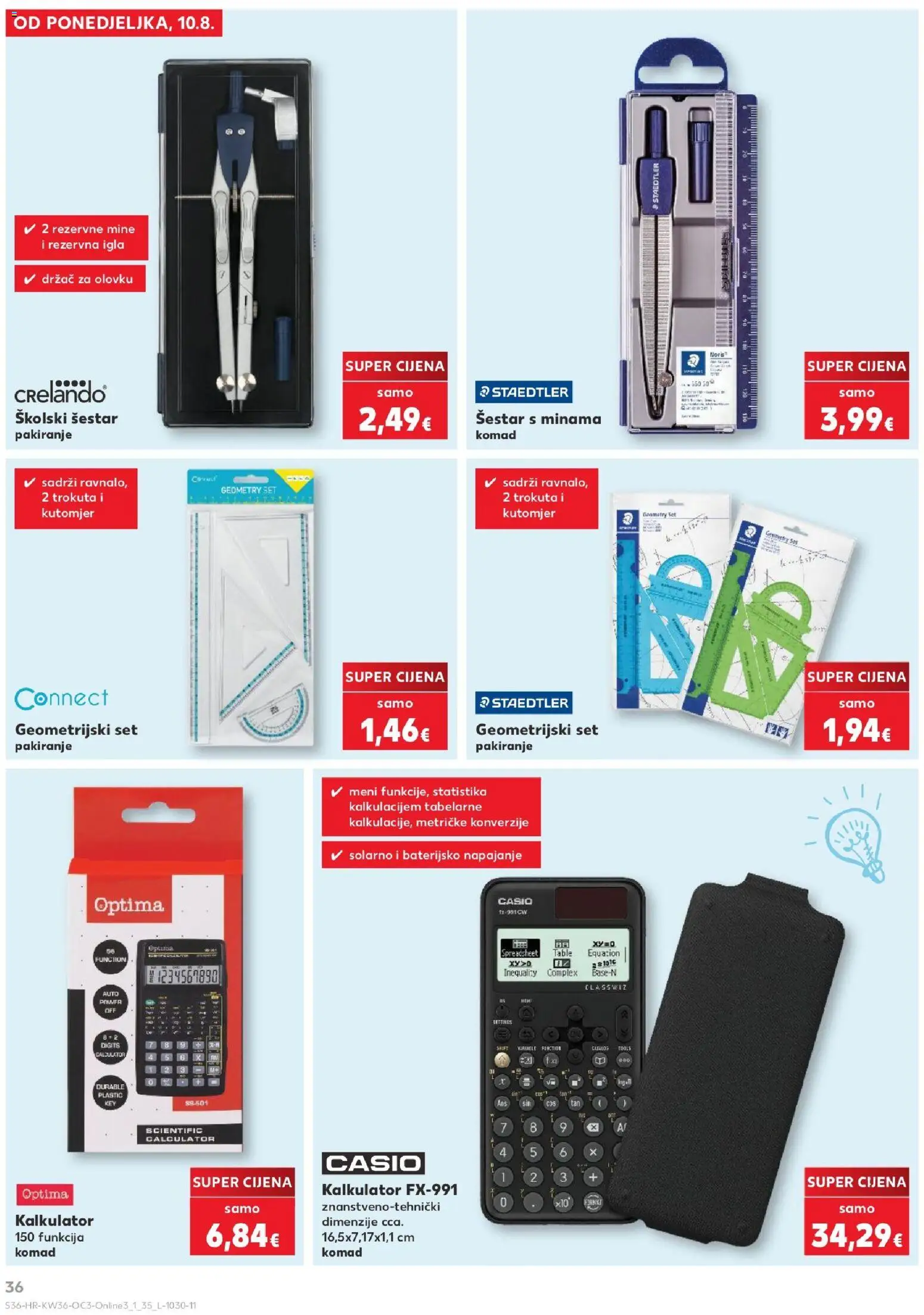 Kaufland katalog akcija strana 36 – vrijedi od 1.9. do 13.9.2026.