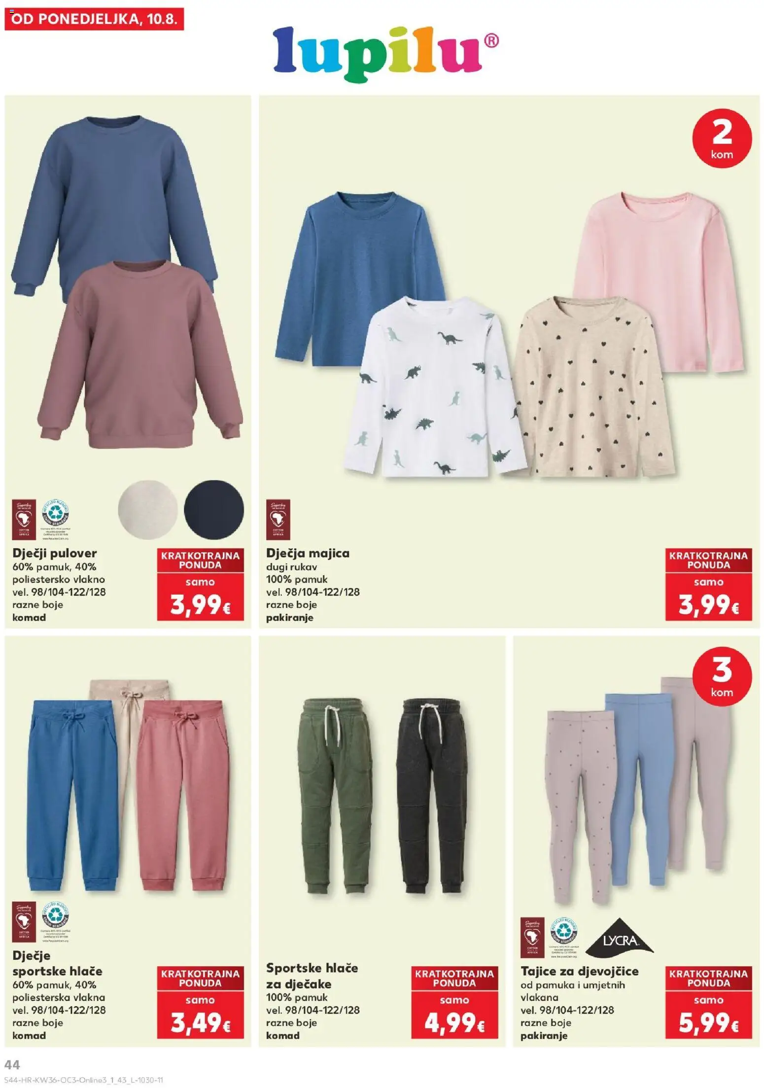 Kaufland katalog akcija strana 44 – vrijedi od 1.9. do 13.9.2026.