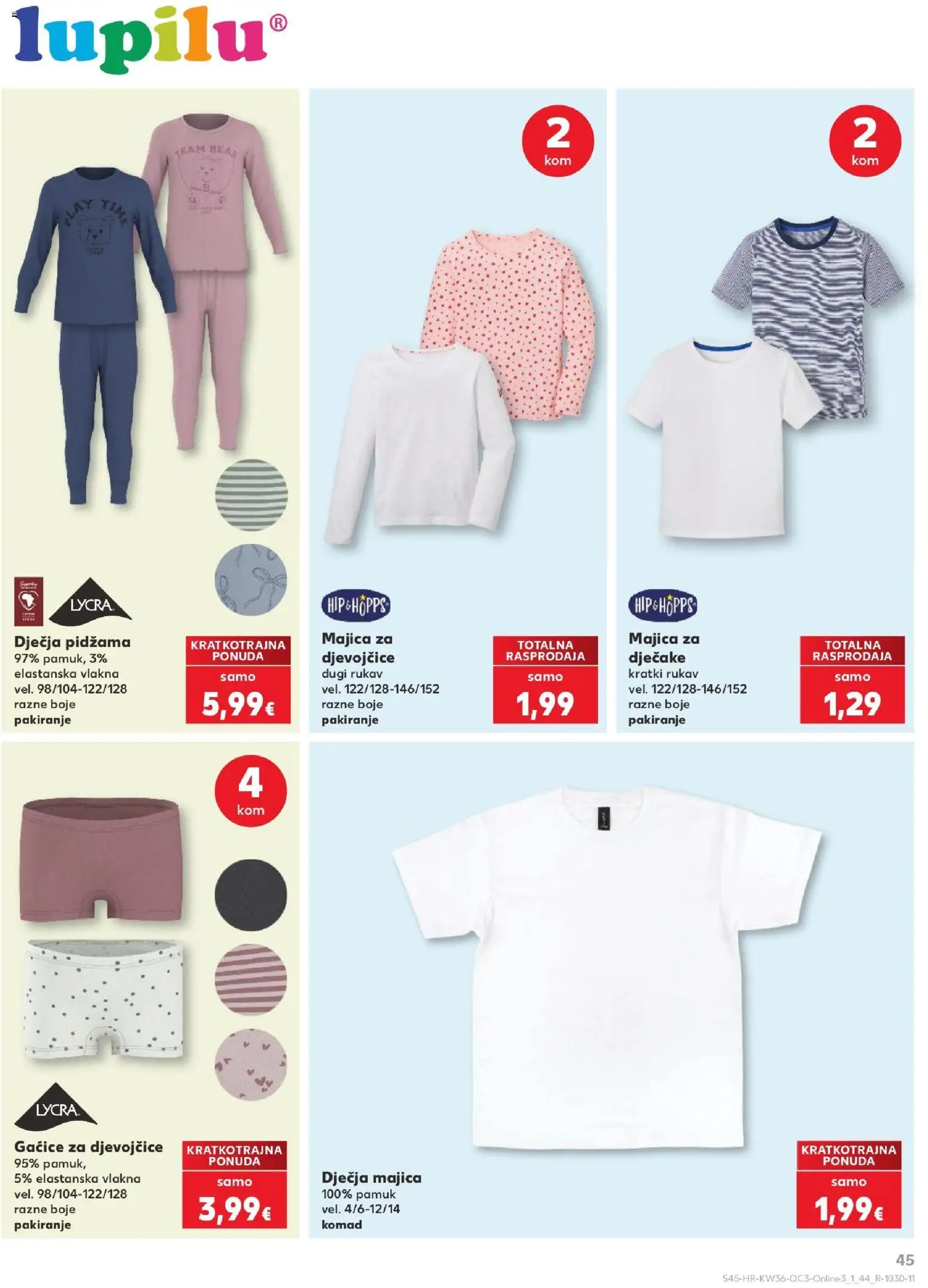 Kaufland katalog akcija strana 45 – vrijedi od 1.9. do 13.9.2026.