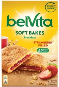 Keks Belvita Soft Punjena Jagoda 0.250 kg