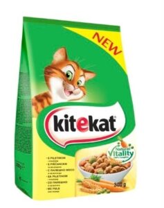 Kitekat suha hrana s piletinom i povrćem 0.300 kg