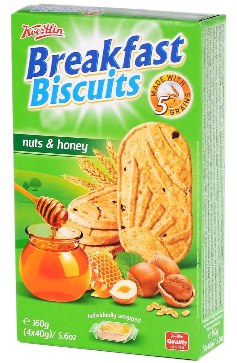 Koestlin Keks Breakfast žitarice, orašasti plodovi i med 0.160 kg