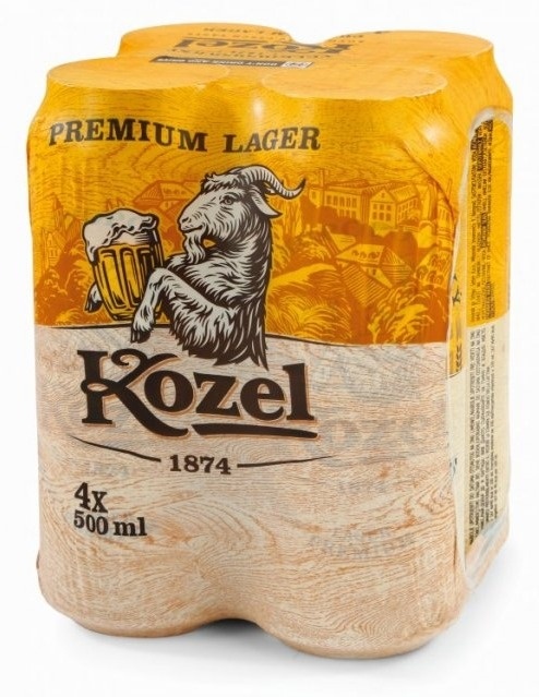 Kozel Tamno Pivo 4x0,5L Limenka 2.000 L