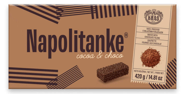Kraš Napolitanke kakao i čokolada 0.420 kg