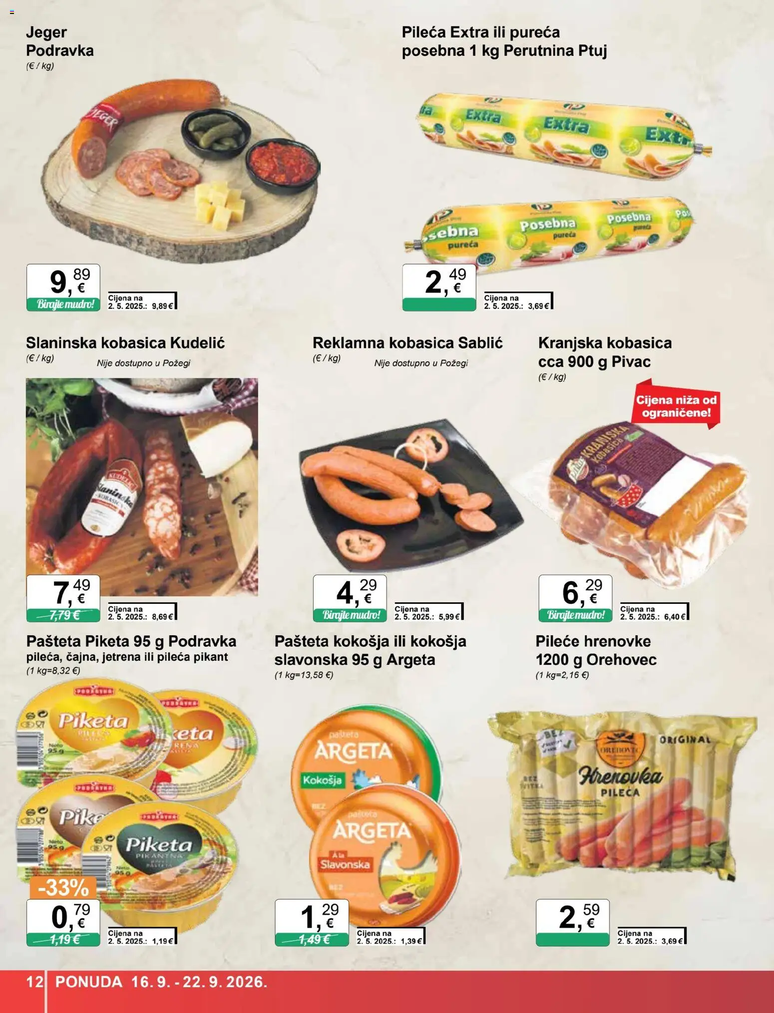 KTC katalog akcija strana 12 – vrijedi od 16.9. do 22.9.2026.