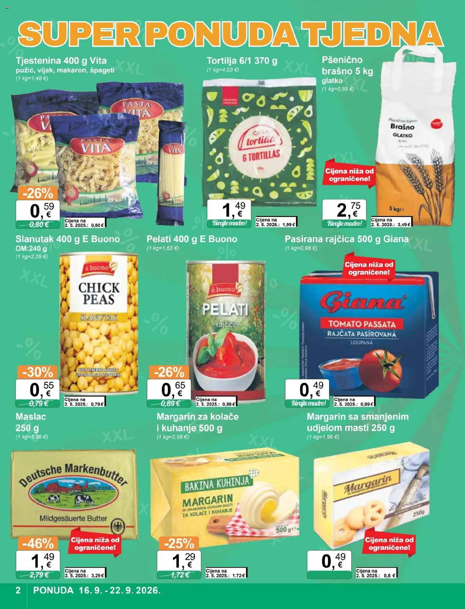 KTC katalog akcija strana 2 – vrijedi od 16.9. do 22.9.2026.