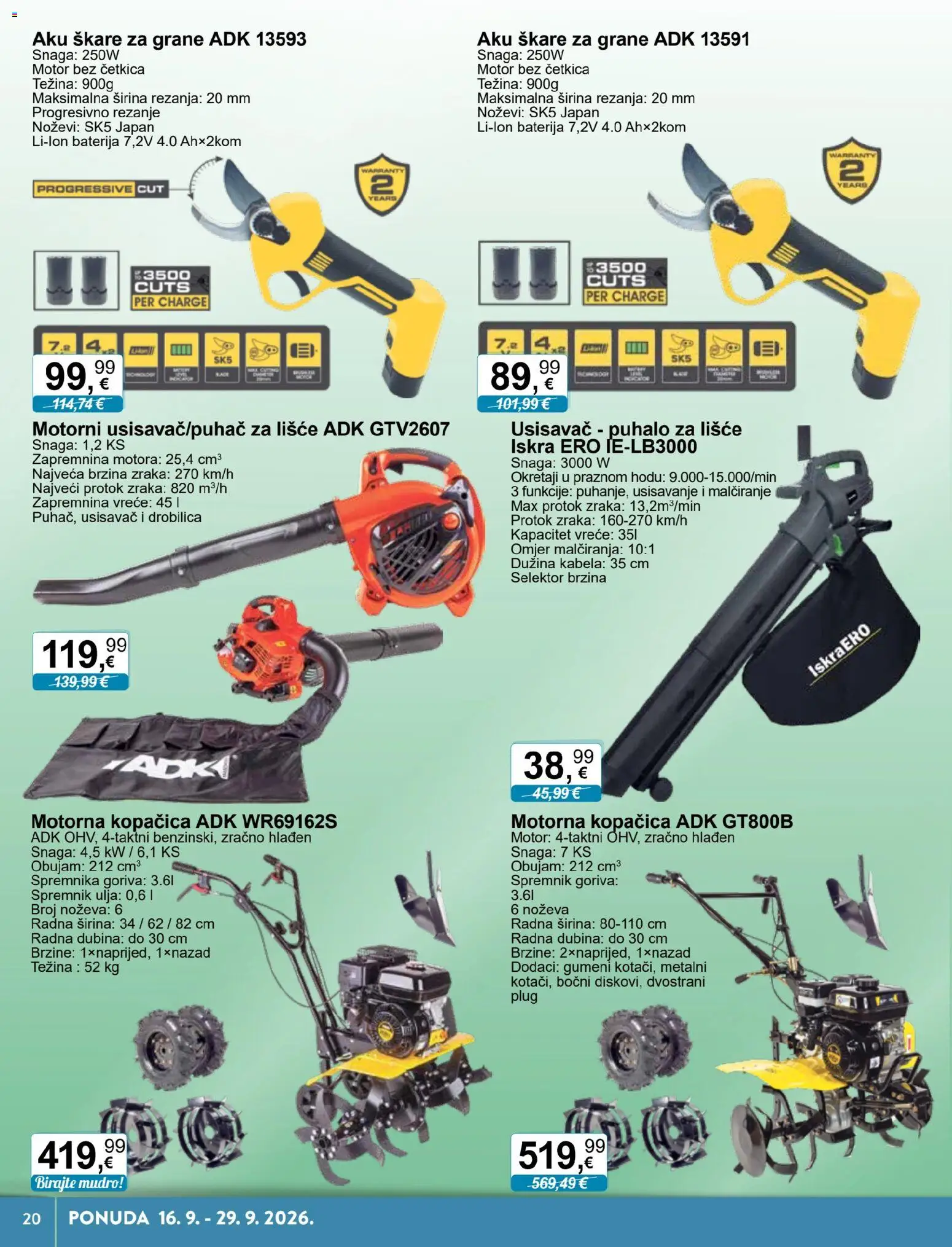 KTC katalog akcija strana 20 – vrijedi od 16.9. do 29.9.2026.