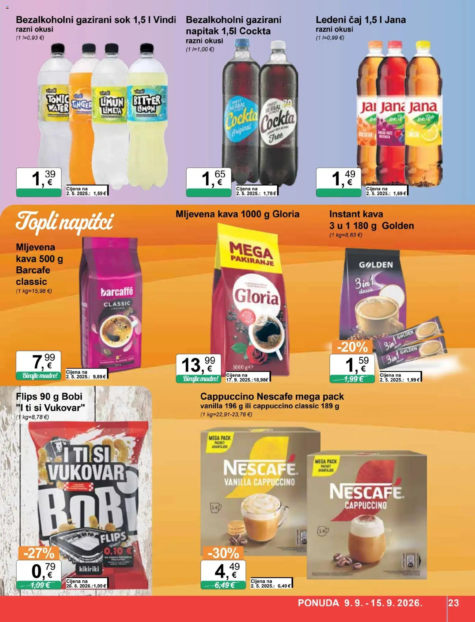 KTC katalog akcija strana 23 – vrijedi od 9.9. do 15.9.2026.
