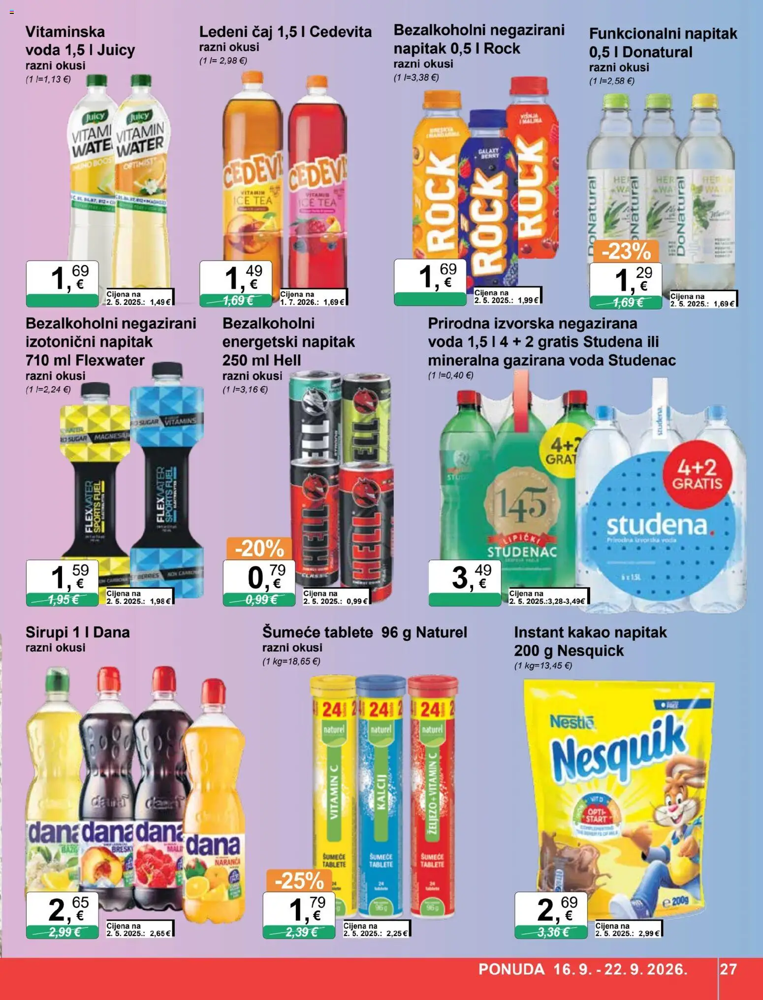 KTC katalog akcija strana 27 – vrijedi od 16.9. do 22.9.2026.