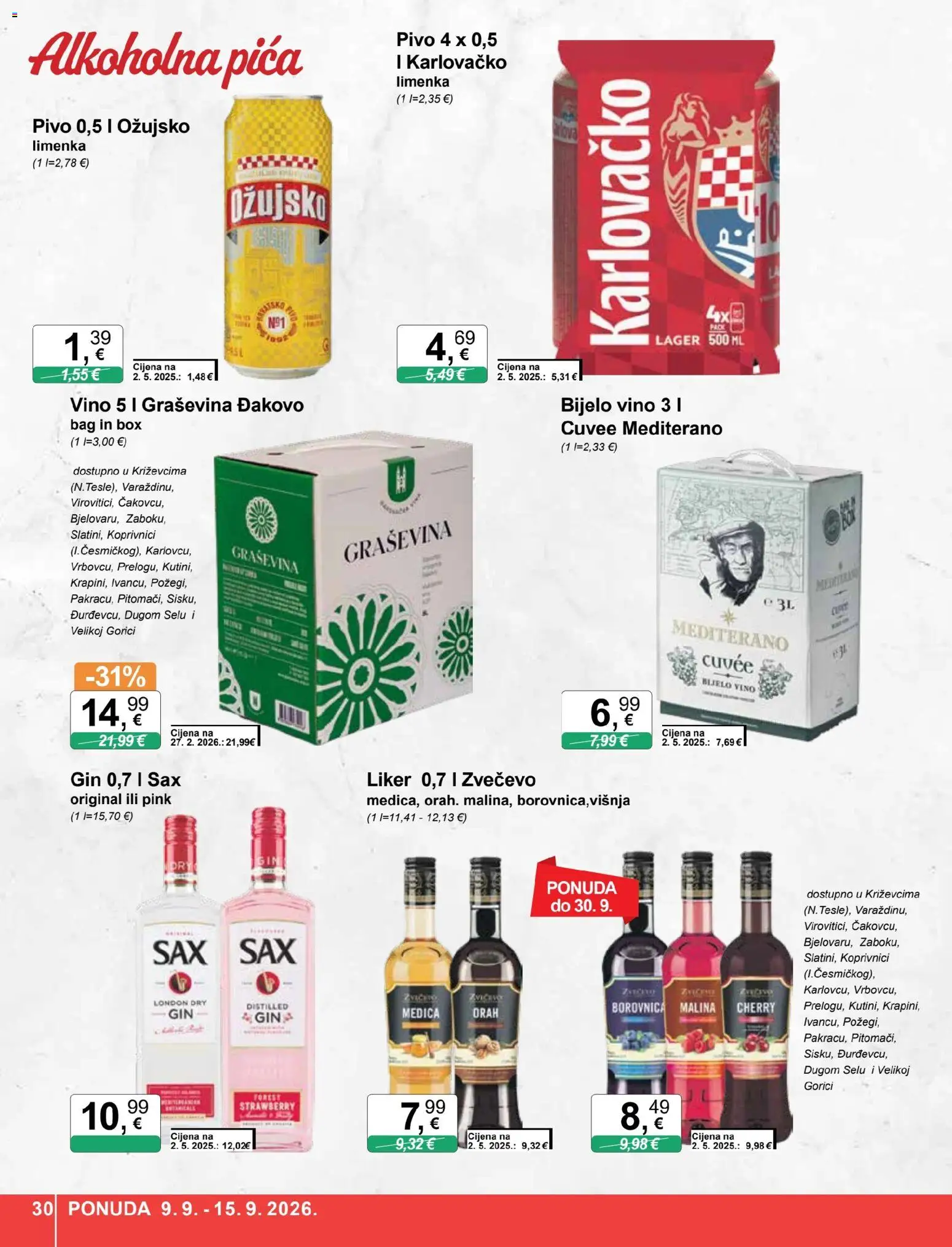 KTC katalog akcija strana 30 – vrijedi od 9.9. do 15.9.2026.