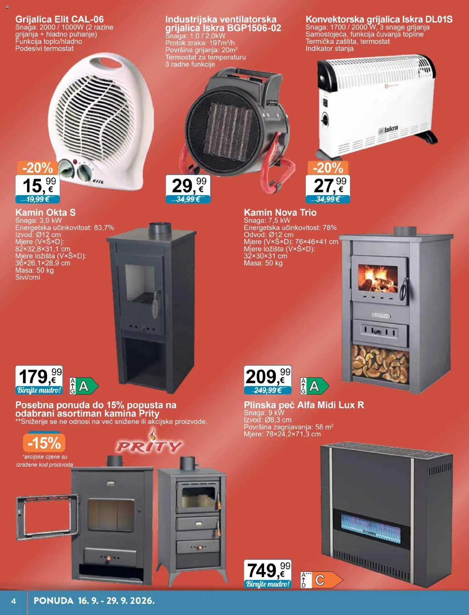 KTC katalog akcija strana 4 – vrijedi od 16.9. do 29.9.2026.