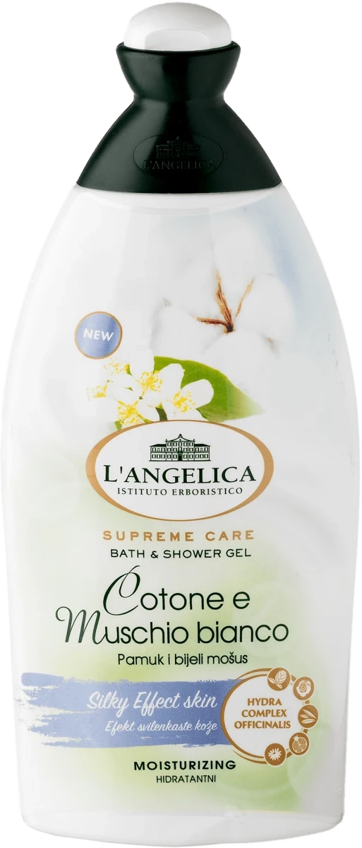 L'Angelica Gel za tuširanje Pamuk i mošus 500ml 0.500 L