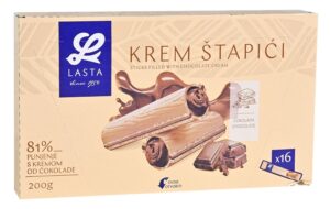 Lasta Krem Štapići Čokolada 0.200 kg
