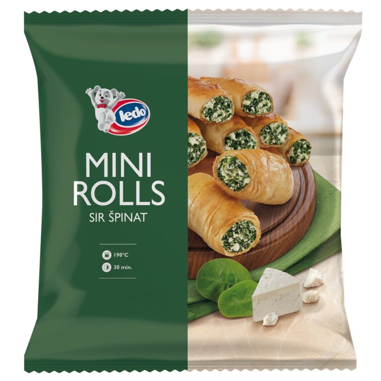 Ledo Mini Rolls Sir Špinat 0.500 kg