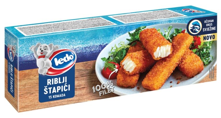 Ledo Ribji štapići panirani filet 0.450 kg