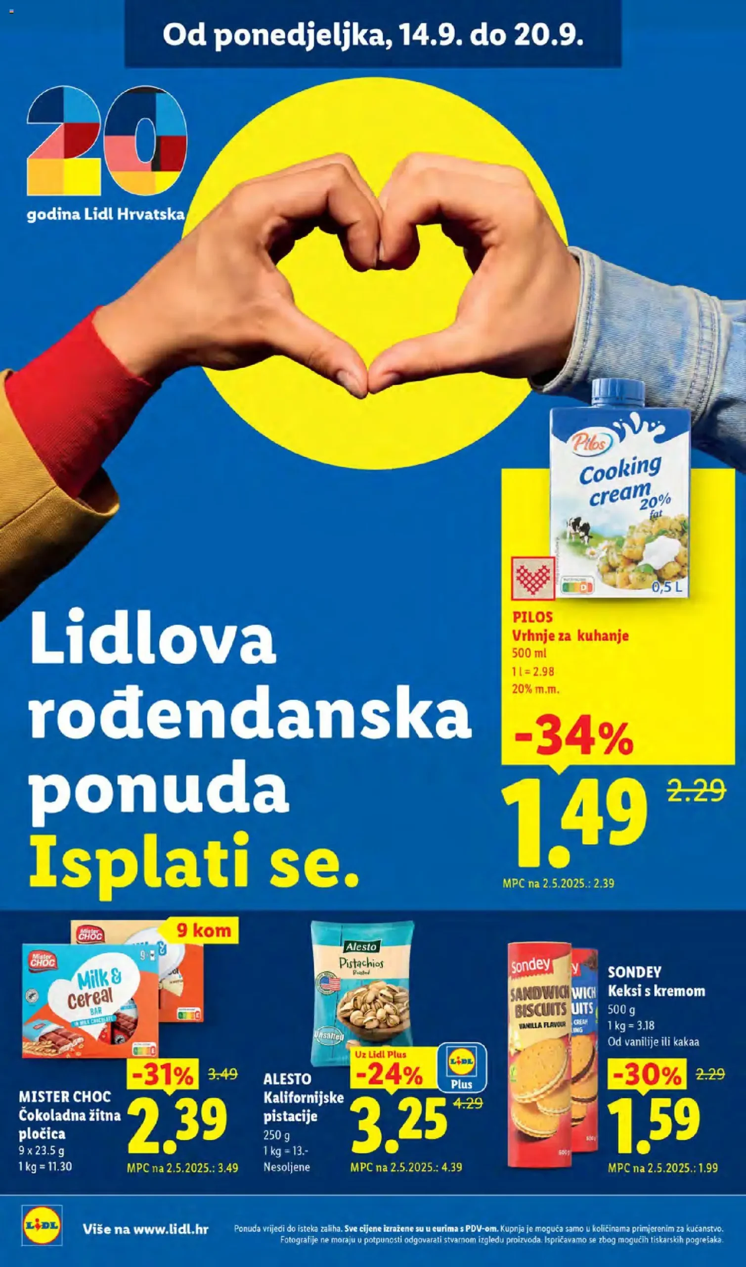 Lidl katalog akcija strana 12 – vrijedi od 14.9. do 20.9.2026.