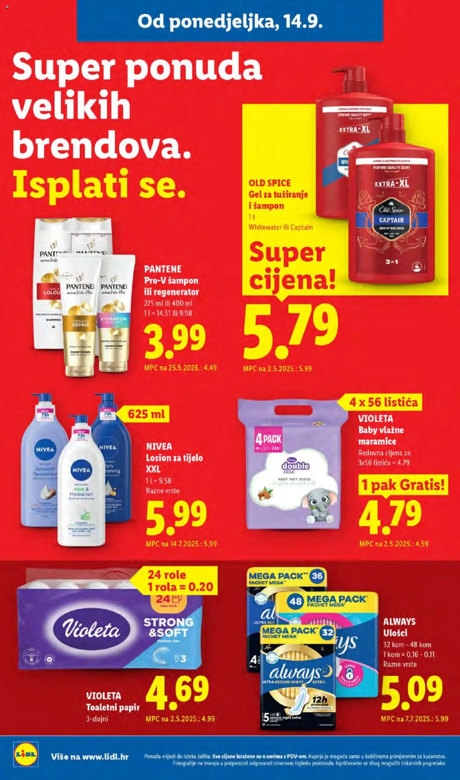 Lidl katalog akcija strana 22 – vrijedi od 14.9. do 20.9.2026.