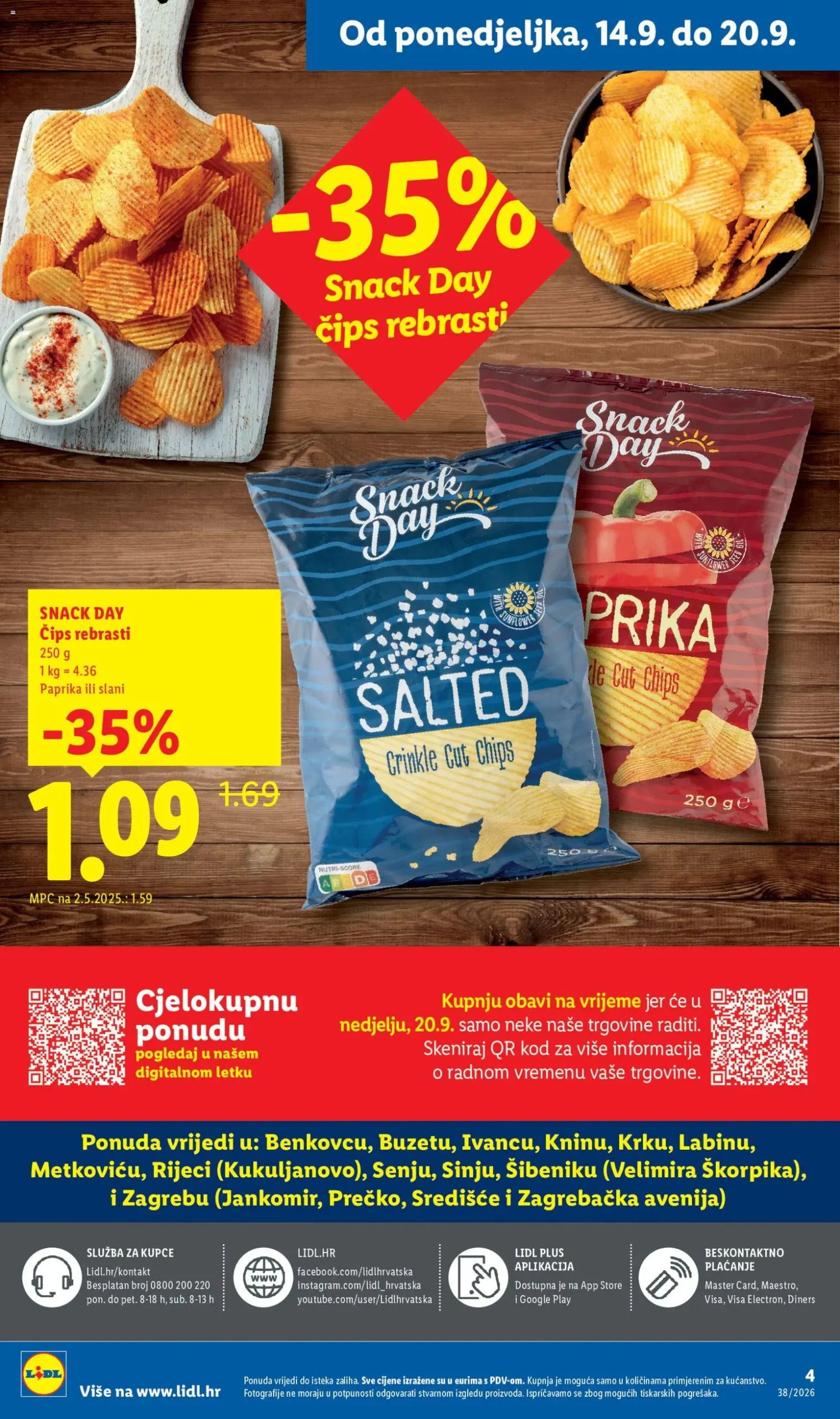 Lidl katalog akcija strana 4 – vrijedi od 14.9. do 20.9.2026.