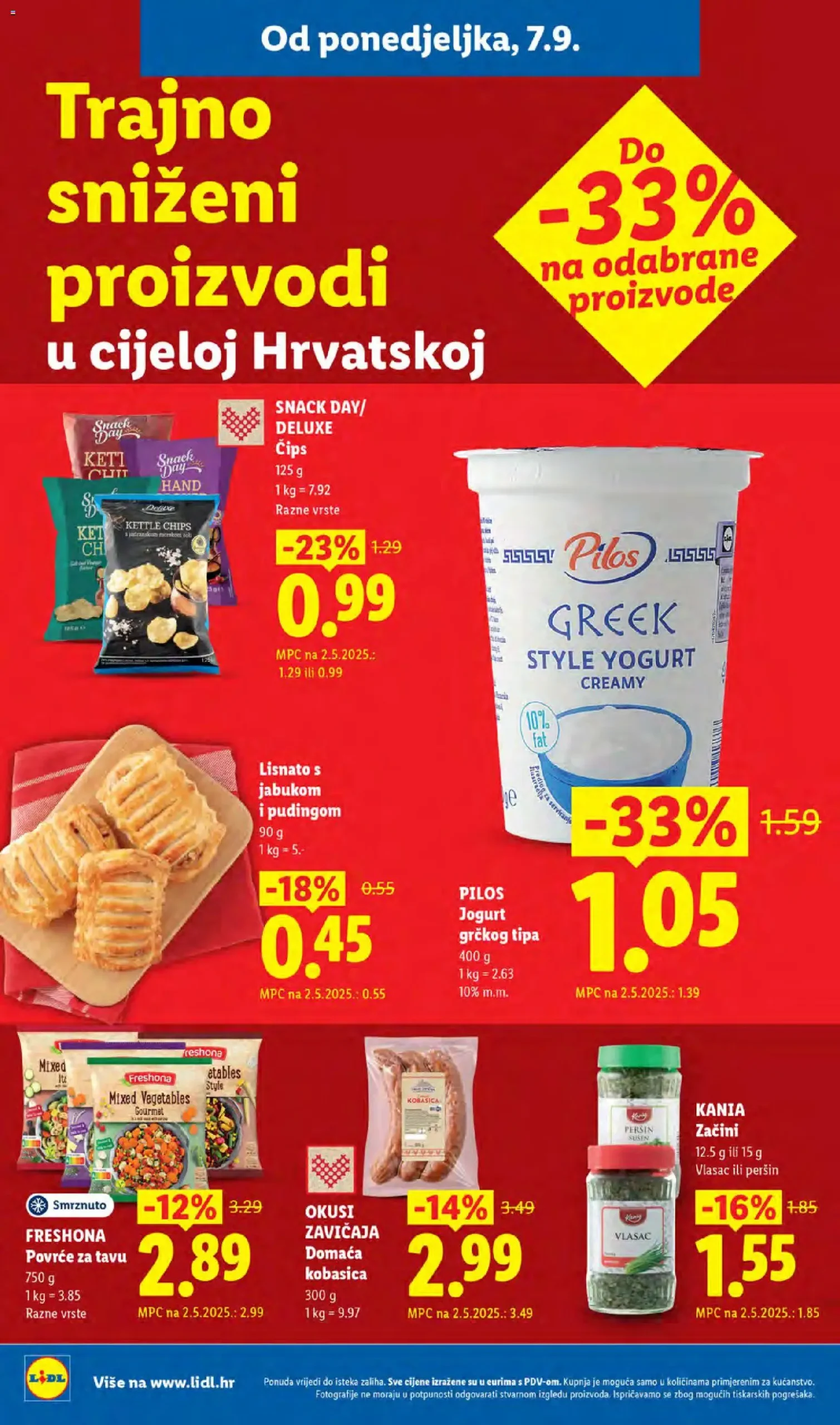 Lidl katalog akcija strana 4 – vrijedi od 7.9. do 13.9.2026.