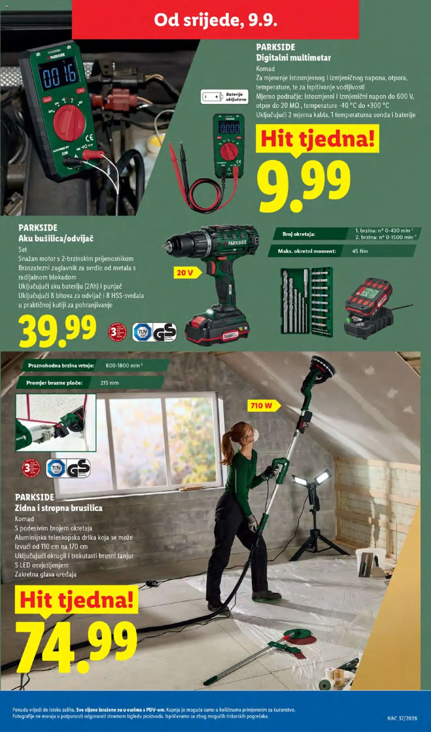 Lidl katalog akcija strana 43 – vrijedi od 7.9. do 13.9.2026.