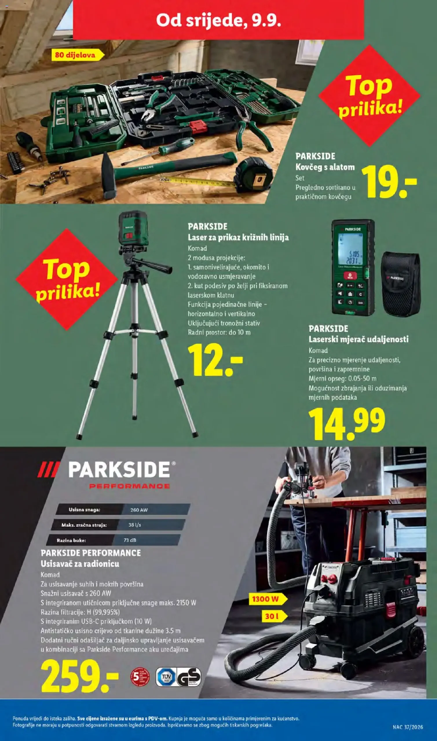Lidl katalog akcija strana 45 – vrijedi od 7.9. do 13.9.2026.