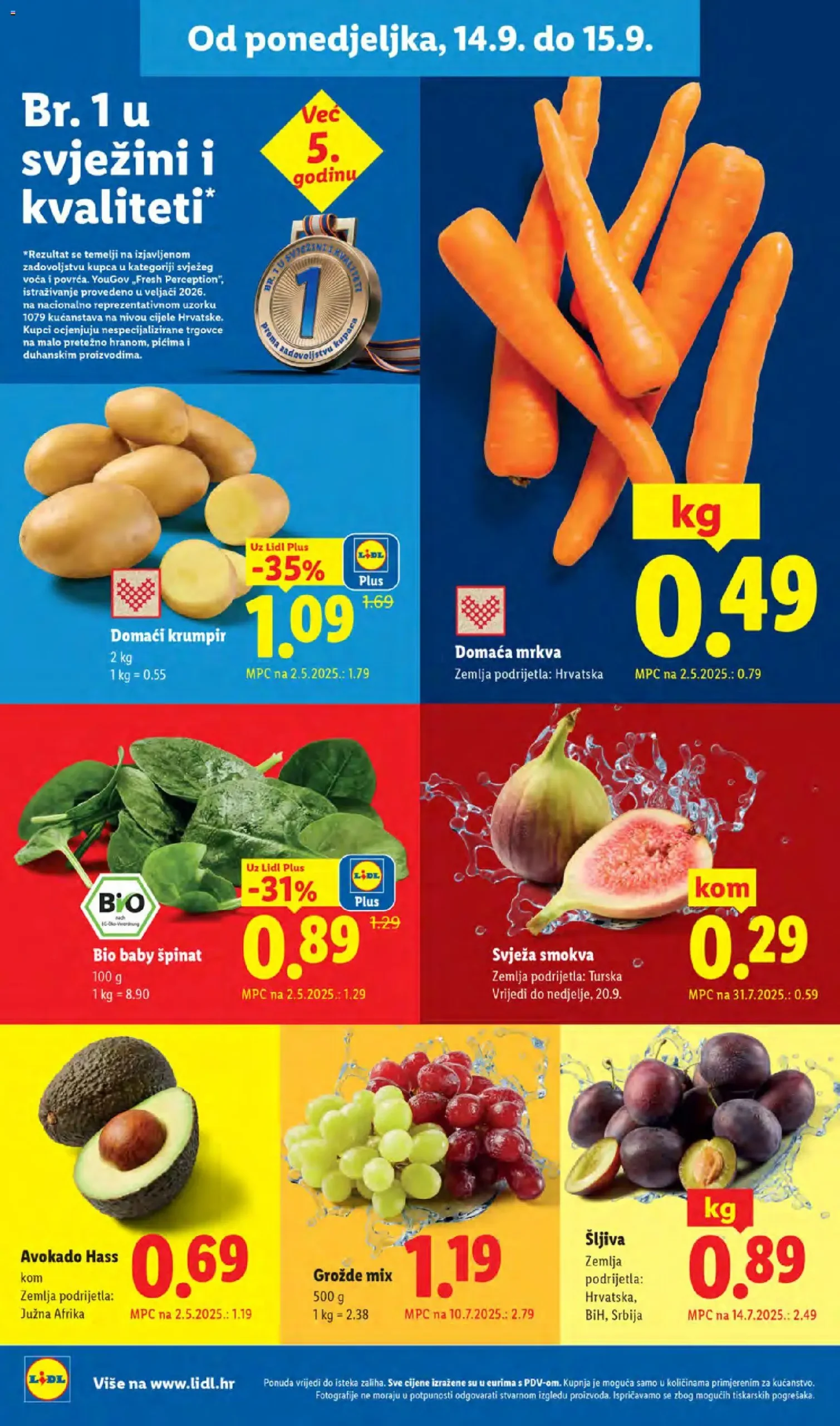 Lidl katalog akcija strana 6 – vrijedi od 14.9. do 20.9.2026.