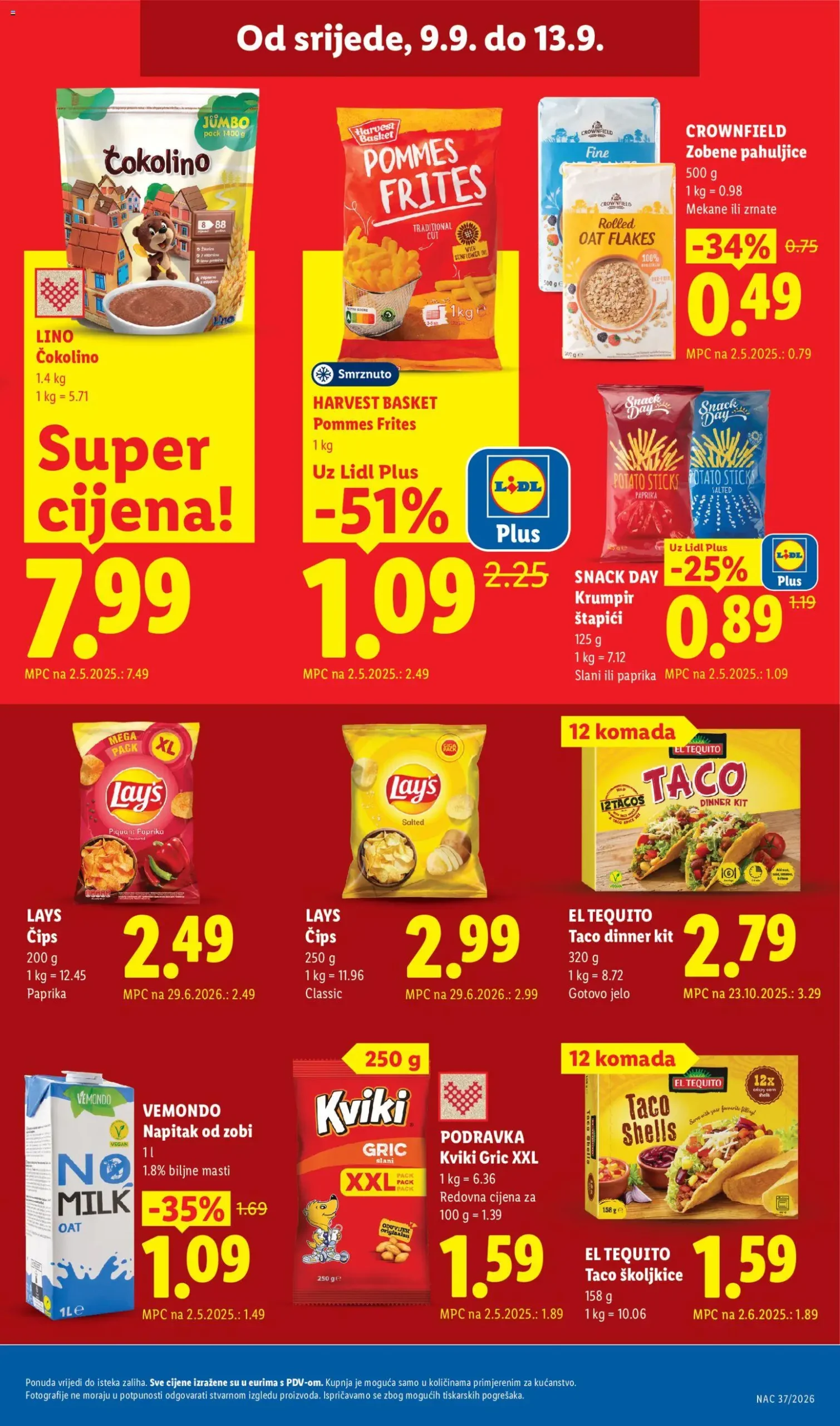 Lidl katalog akcija strana 69 – vrijedi od 7.9. do 13.9.2026.