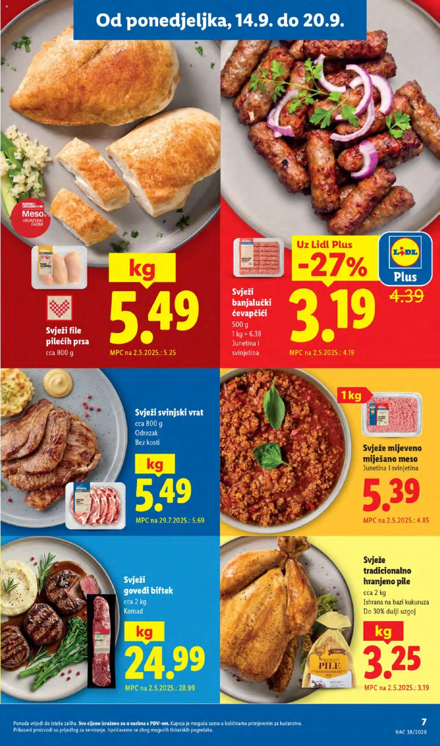 Lidl katalog akcija strana 7 – vrijedi od 14.9. do 20.9.2026.