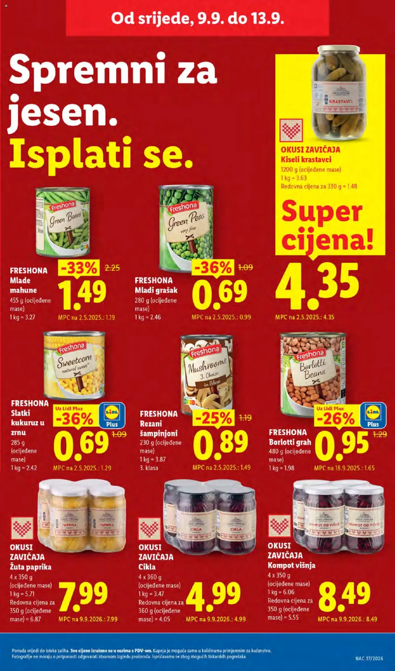 Lidl katalog akcija strana 71 – vrijedi od 7.9. do 13.9.2026.