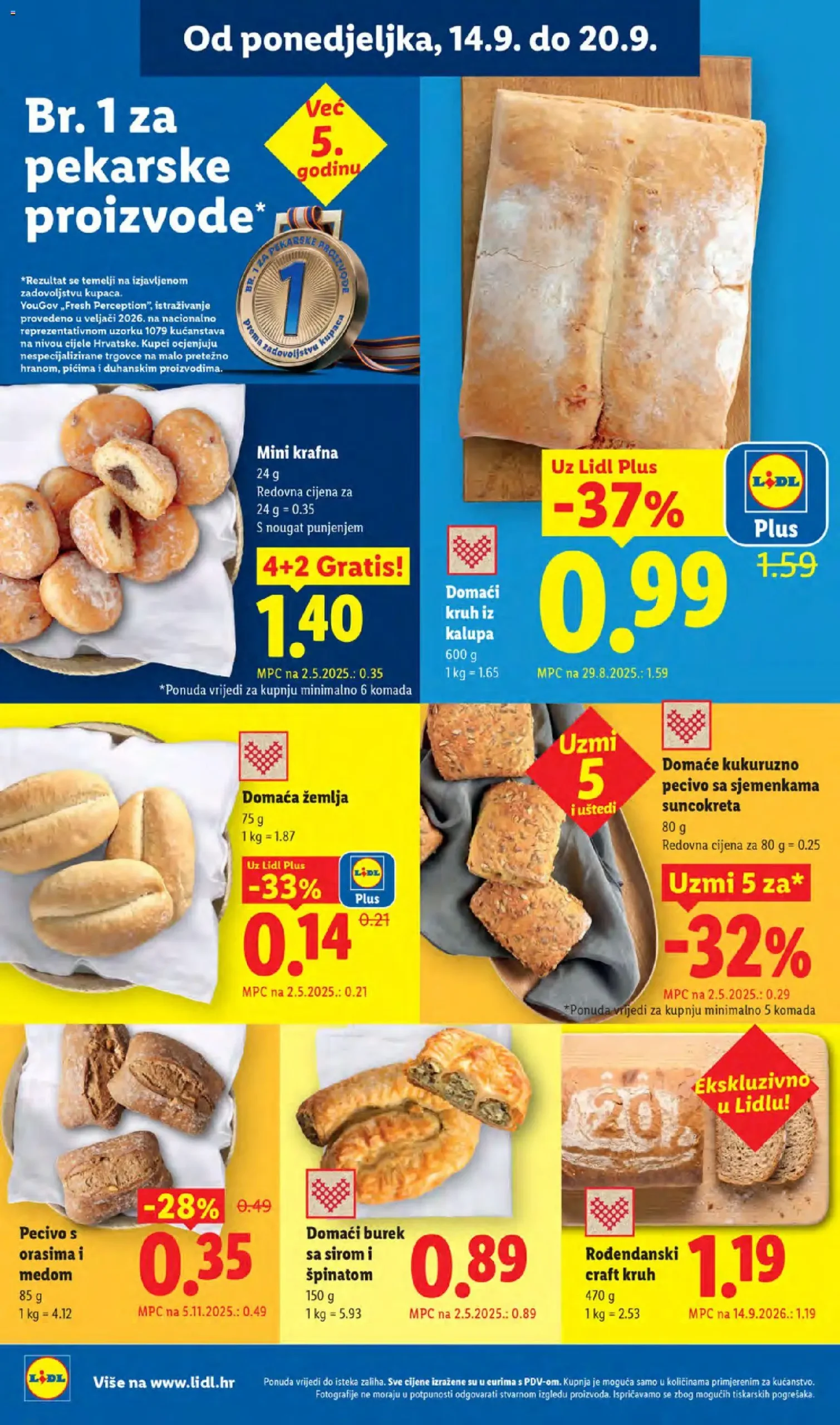 Lidl katalog akcija strana 8 – vrijedi od 14.9. do 20.9.2026.