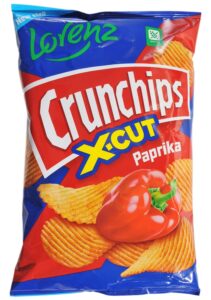 Lorenz Čips Crunchips X-Cut Paprika 0.130 kg
