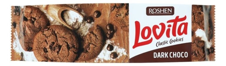 Roshen Keksi Lovita s komadićima čokolade 0.150 kg