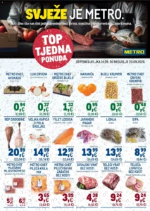 Metro katalog akcija strana 1 – vrijedi od 14.9. do 20.9.2026.