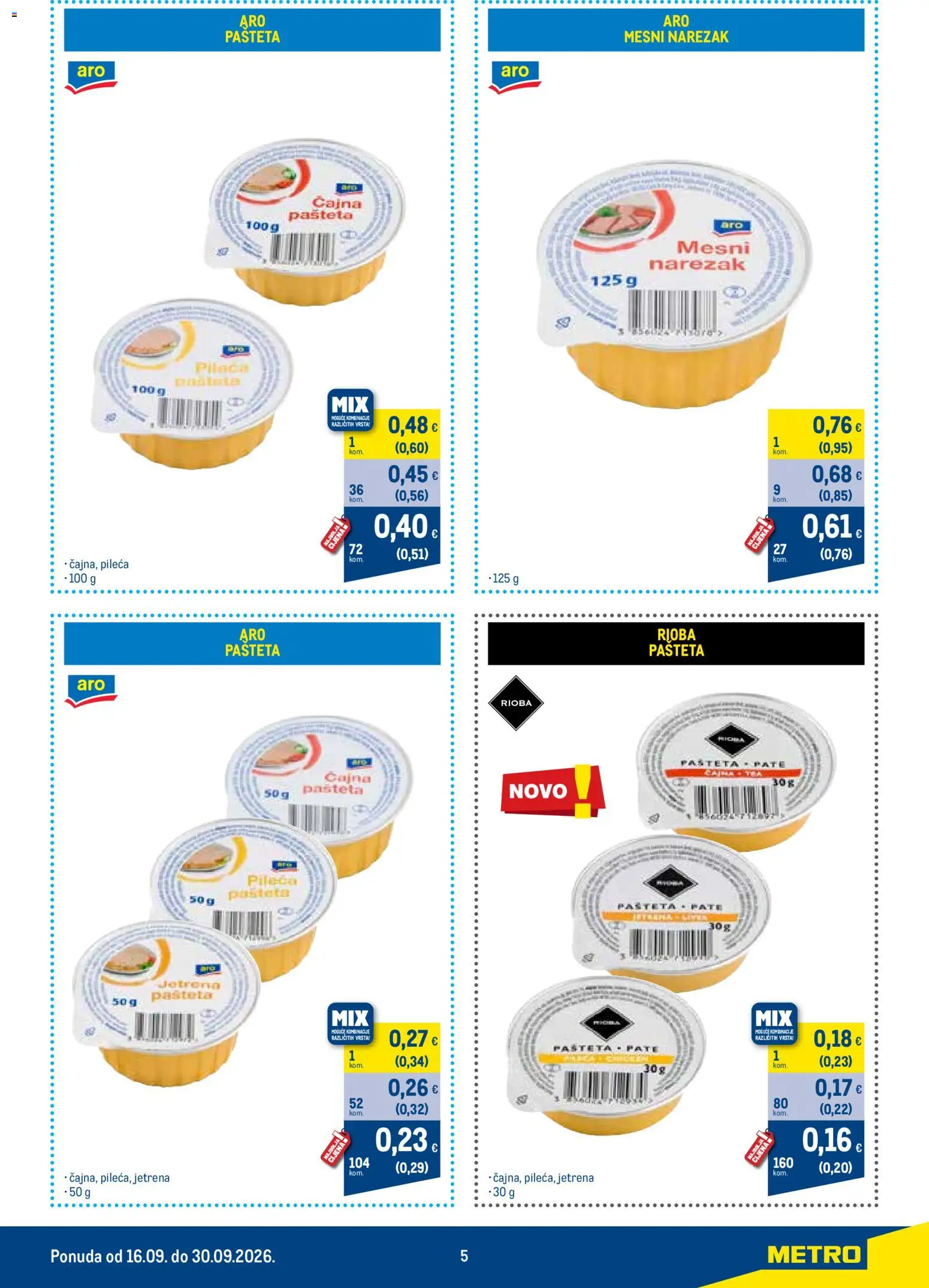 Metro katalog akcija strana 5 – vrijedi od 16.9. do 30.9.2026.