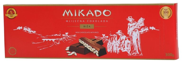 Čokolada Mikado s rižom 0.300 kg