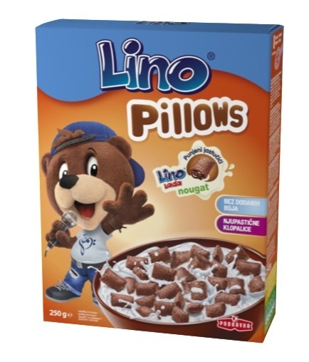 Podravka Lino Pillows Nougat 0.250 kg
