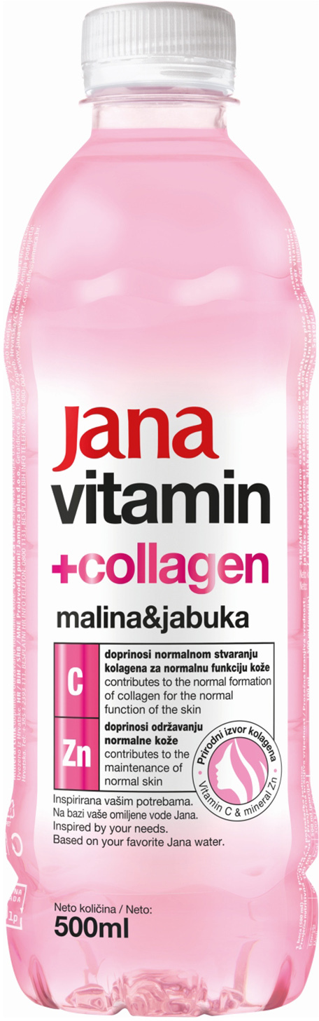 Jana Vitamin Collagen Malina & Jabuka 0.500 L
