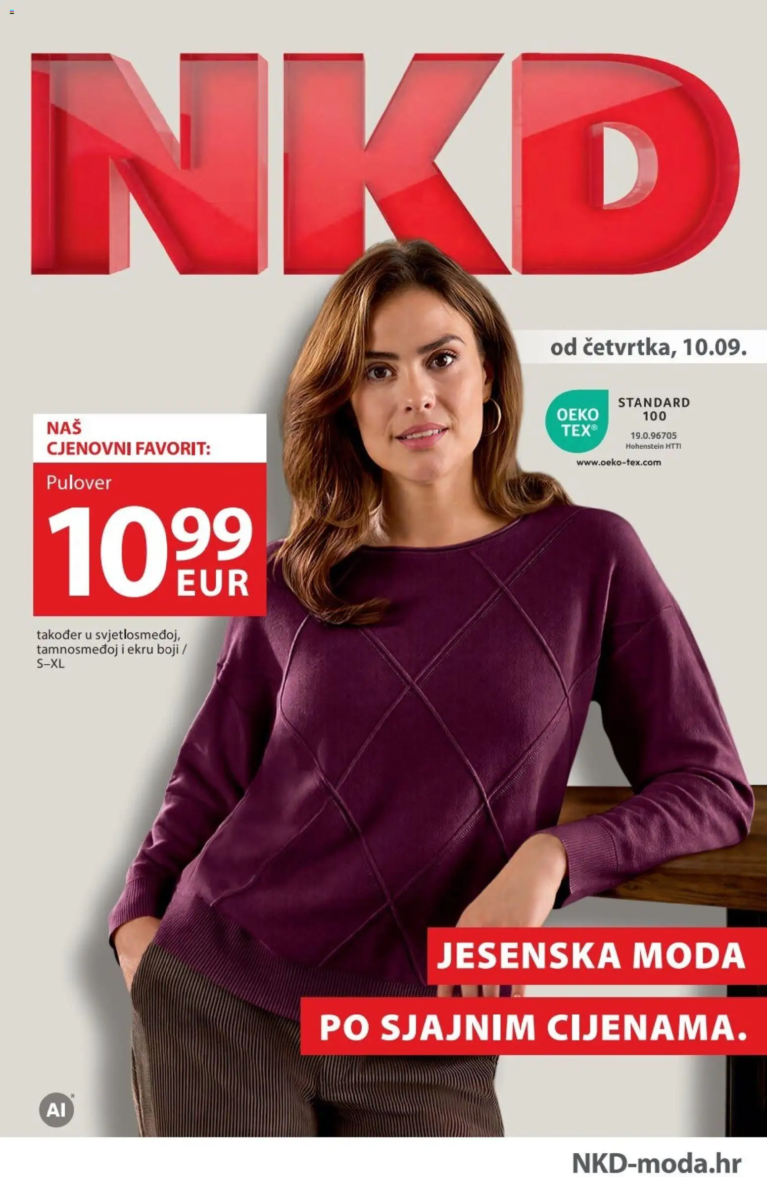 NKD katalog akcija strana 1 – vrijedi od 10.9. do 30.9.2026.