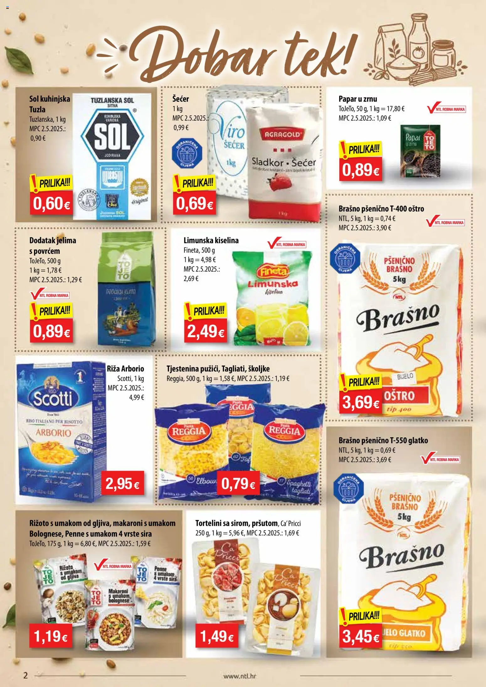 NTL katalog akcija strana 2 – vrijedi od 9.9. do 15.9.2026.