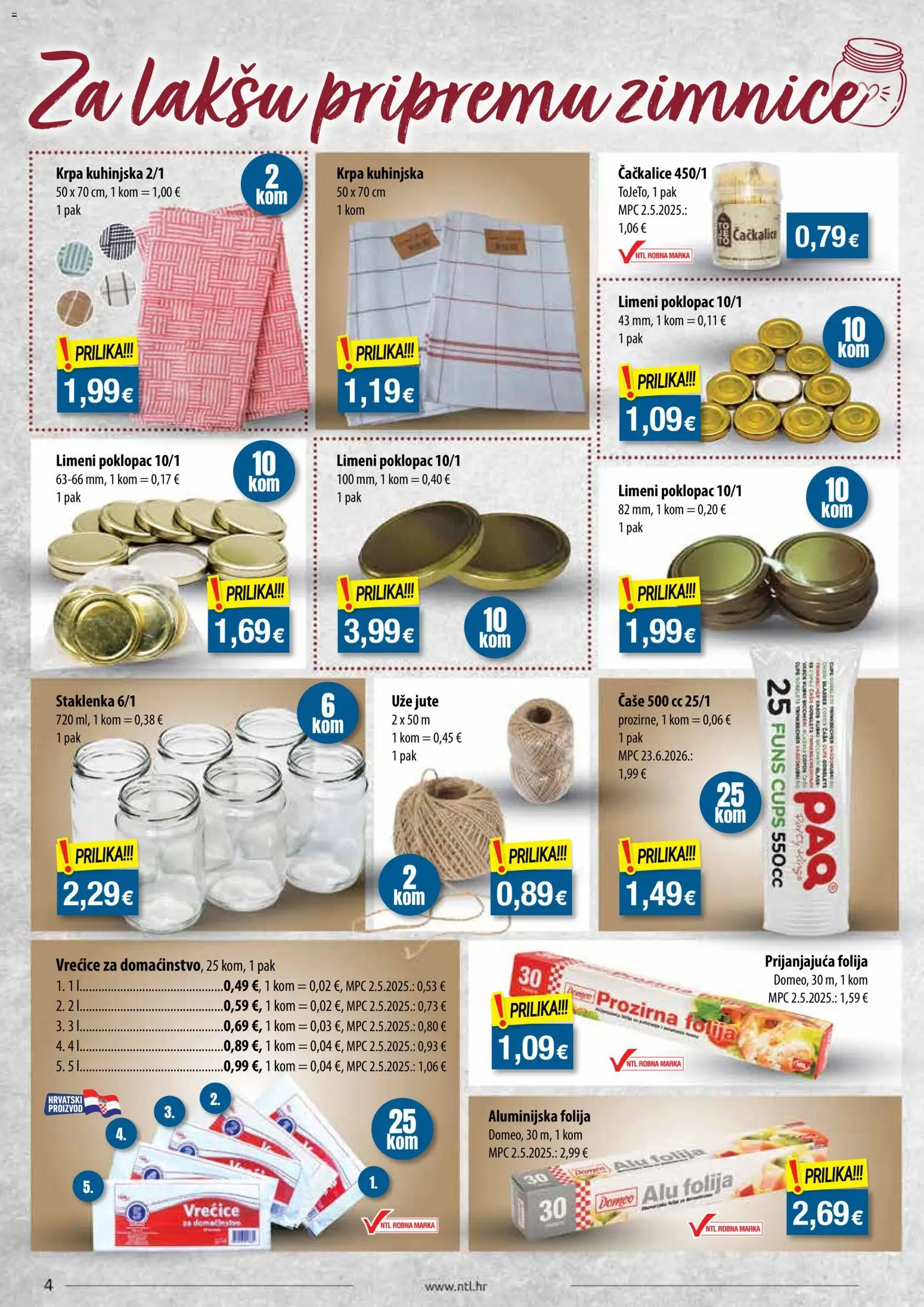 NTL katalog akcija strana 4 – vrijedi od 9.9. do 15.9.2026.