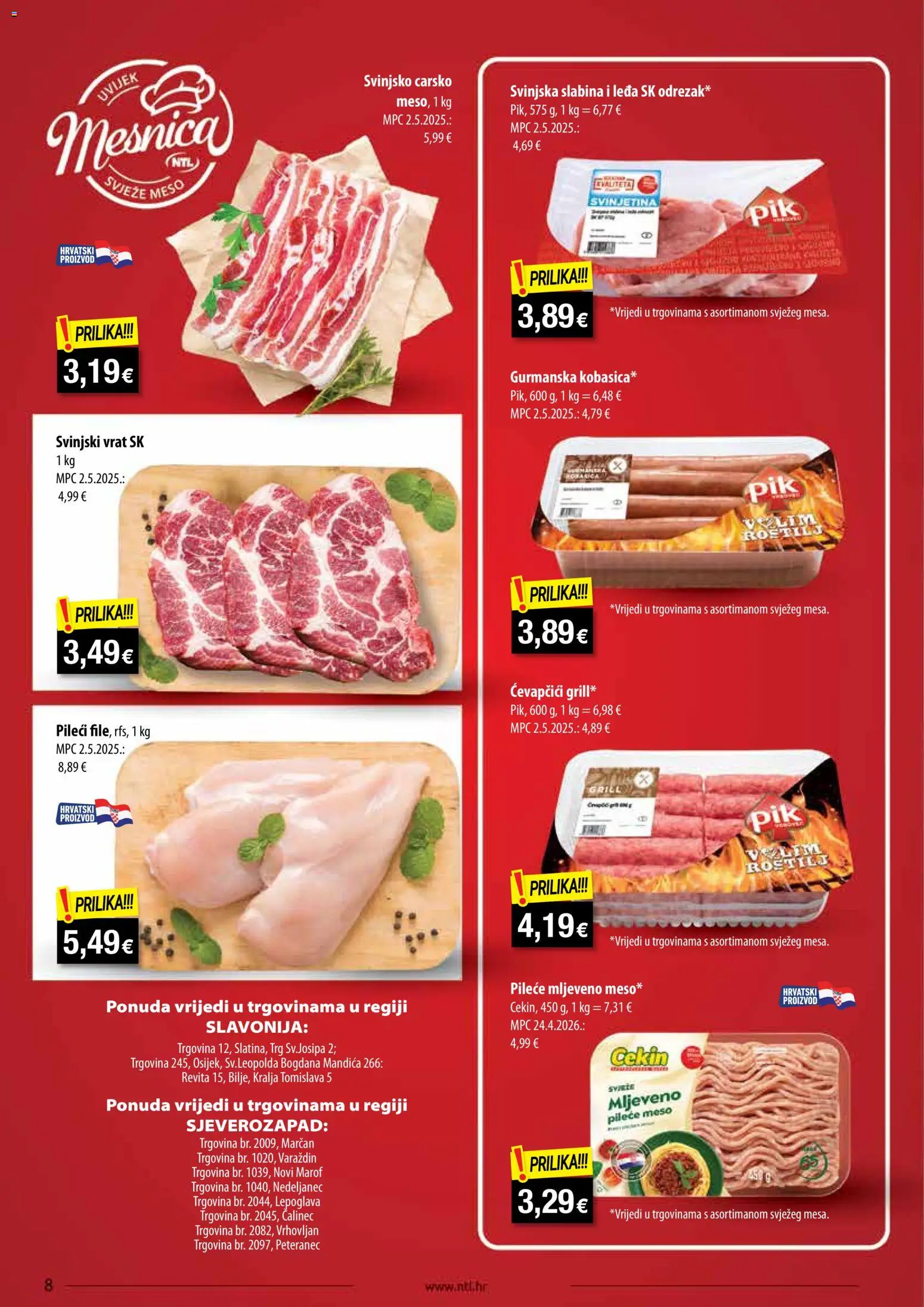 NTL katalog akcija strana 8 – vrijedi od 9.9. do 15.9.2026.